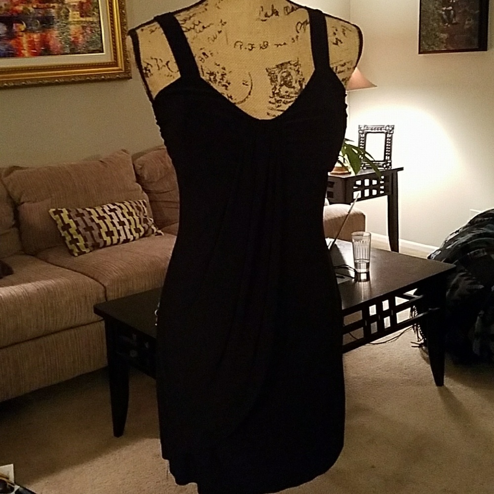 Black cocktail dress
